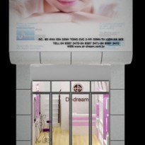 Thiết kế cửa hàng mỹ phẩm - Mỹ Đình